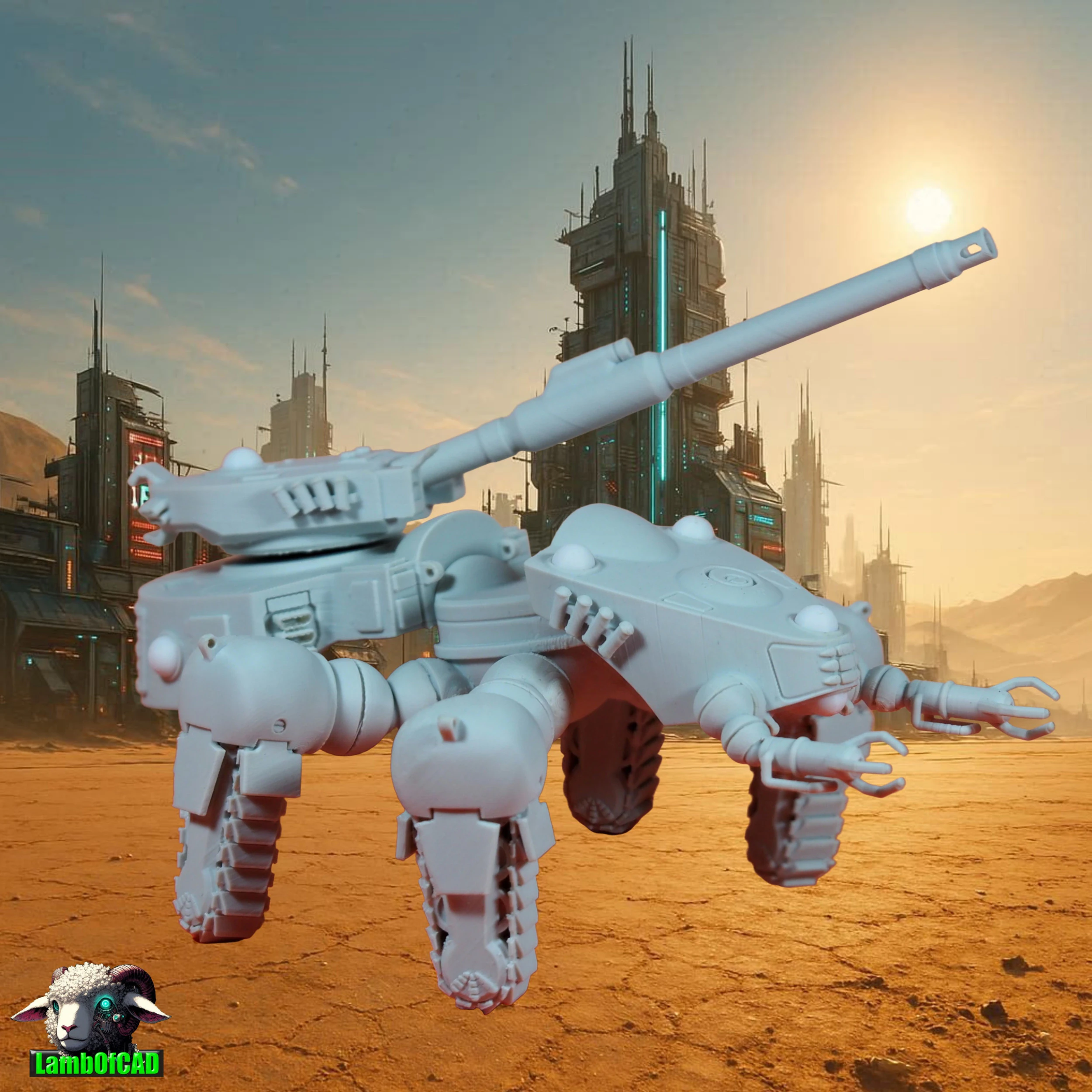 EW-205 Think Tank 3D Print Model .c4d .max .obj .3ds .fbx .stl .blend 