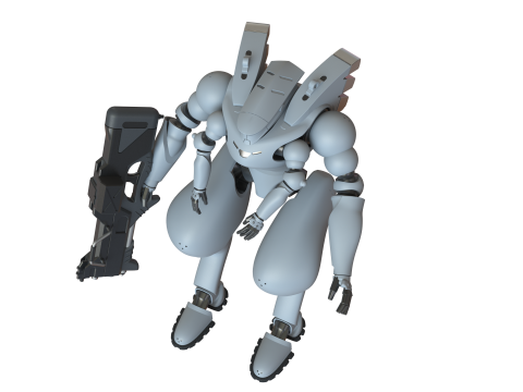 MSDF Type 303 Armored Suit 3D printmodel