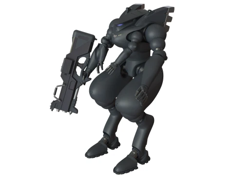 MSDF Type 303 Armored Suit 3D Print Model