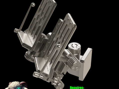 Mechanised Book Stand 3D Принт Модель