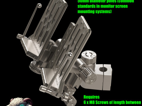 Mechanised Book Stand 3D Принт Модель