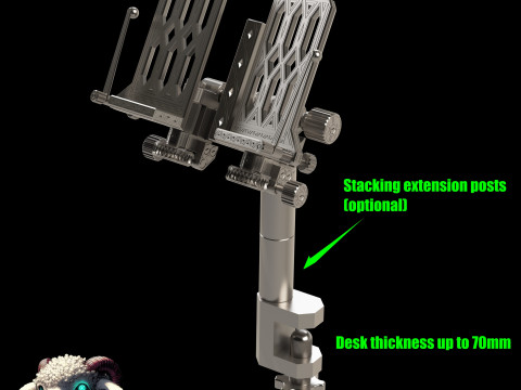 Mechanised Book Stand 3D Принт Модель