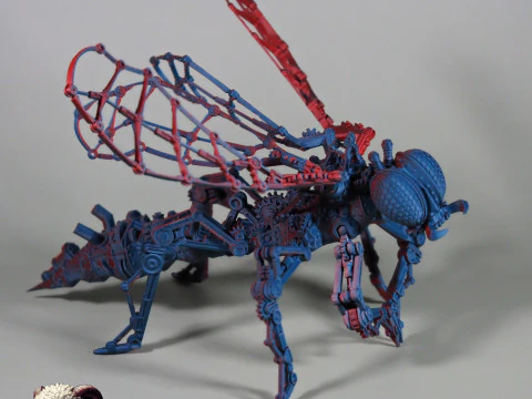 Стимпанк Оса 3D Принт Модель