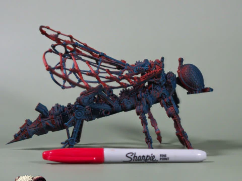Steampunk Wasp 3D Print Model