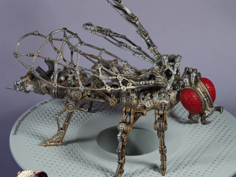 Steampunk Wasp 3D Print Model