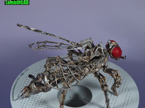 Steampunk Wasp 3D Print Model