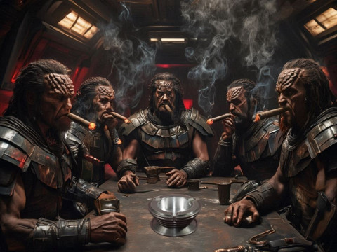 Klingonischer Aschenbecher 3D Druckmodell