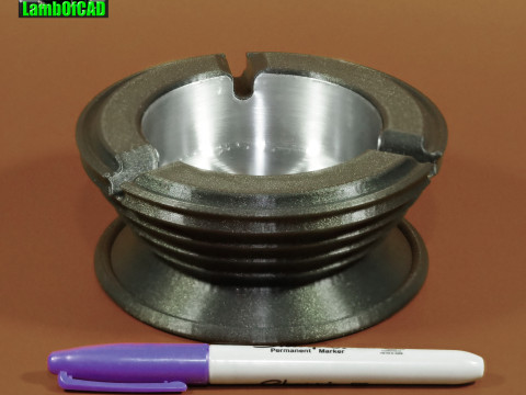 Klingonischer Aschenbecher 3D Druckmodell