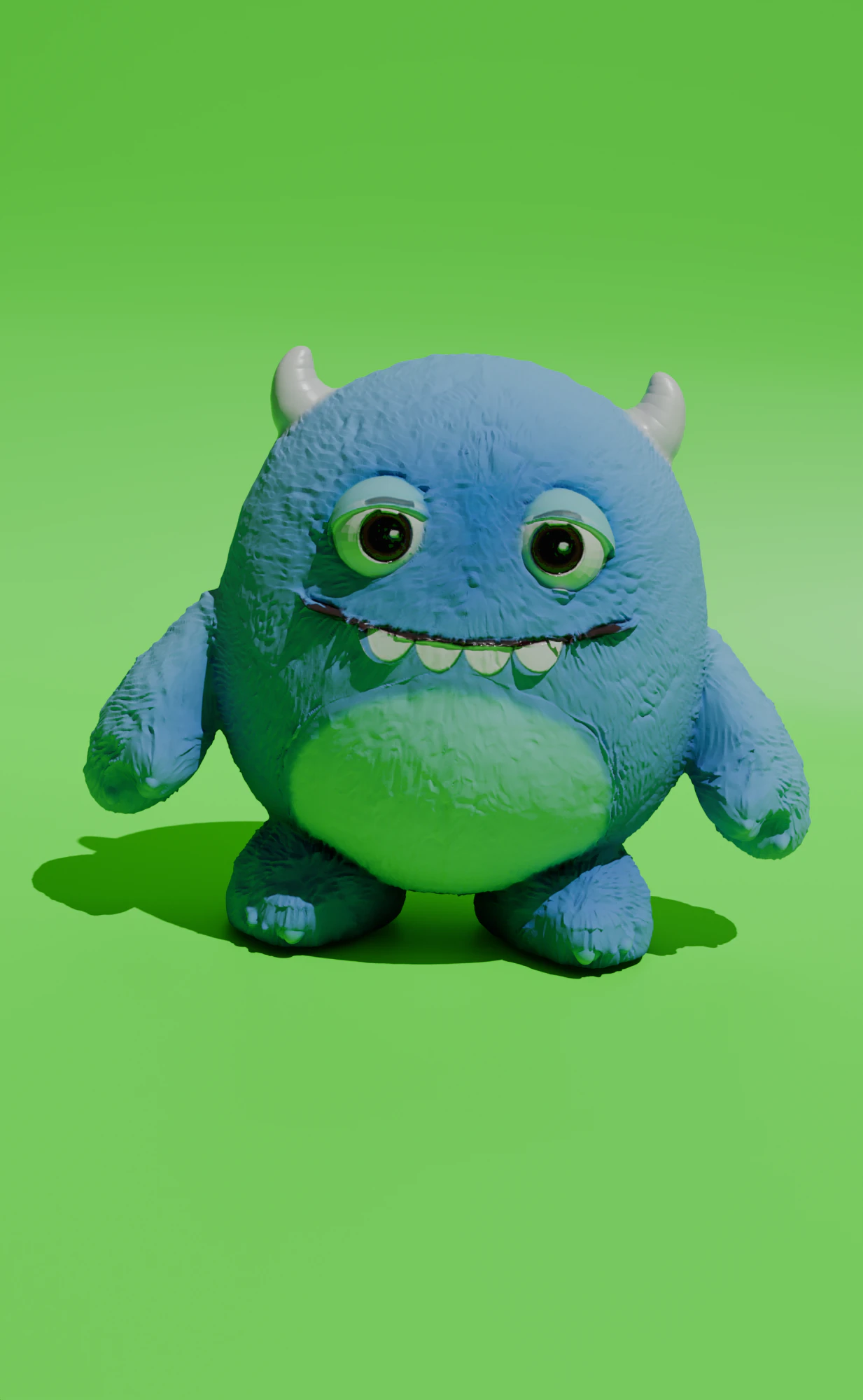 Poppy Monsterblend 3D Model .c4d .max .obj .3ds .fbx .stl .blend 