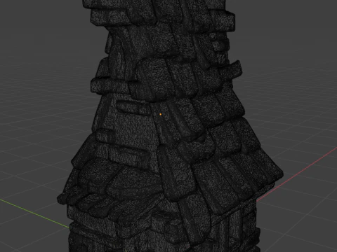 Old Enchanted Cottageobj 3D Model
