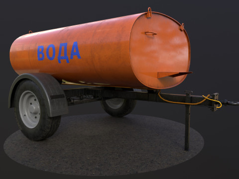 Water trailer Model 3D