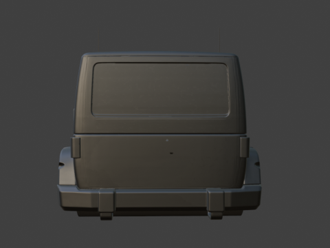 Jeep upper body part vehicle part 3D Model