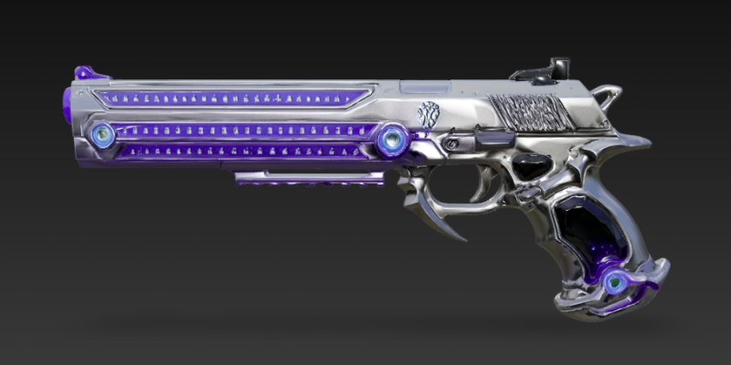 Cybernetic Plasma Pistol Modello 3D .c4d .max .obj .3ds .fbx .stl .blend