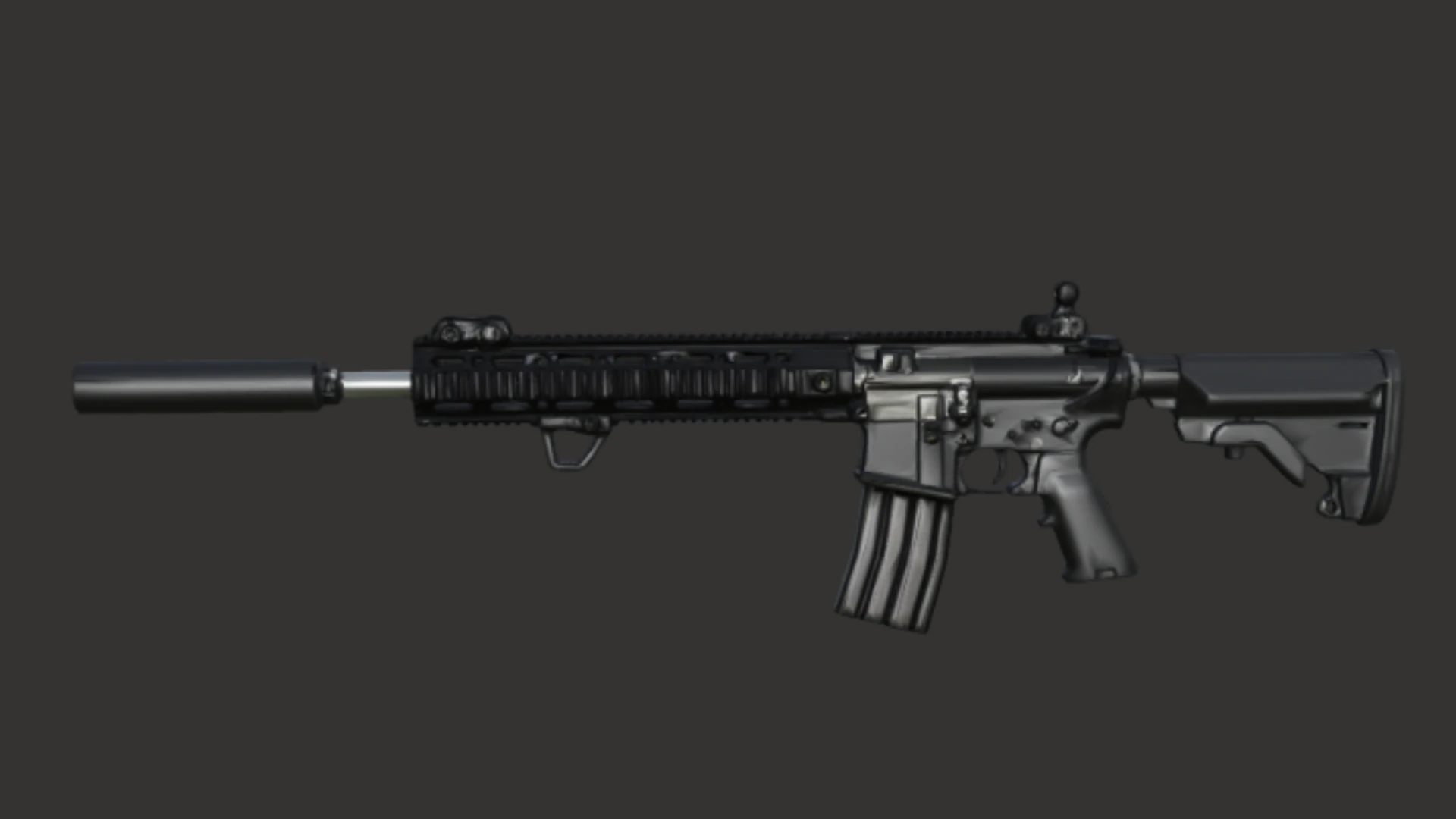 Tactical Assault Rifle 3D Model .c4d .max .obj .3ds .fbx .stl .blend 