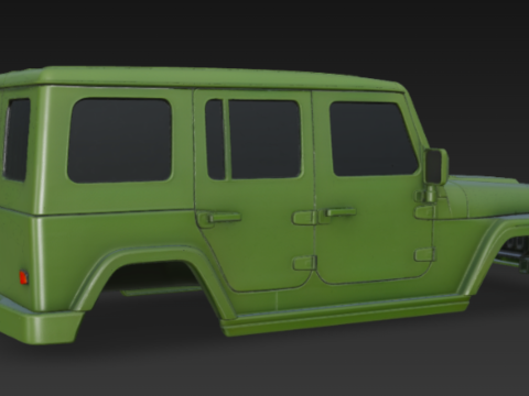 지프 본체 3D 모델