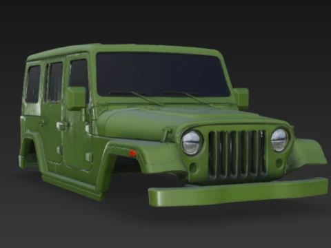 Jeep body 3D Model