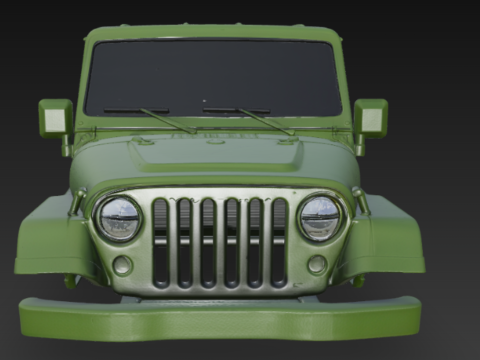 지프 본체 3D 모델