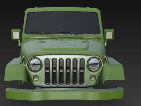 Jeep body 3D Model