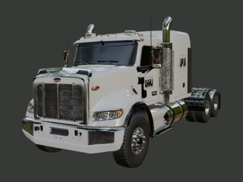 대형 트럭 3D 모델
