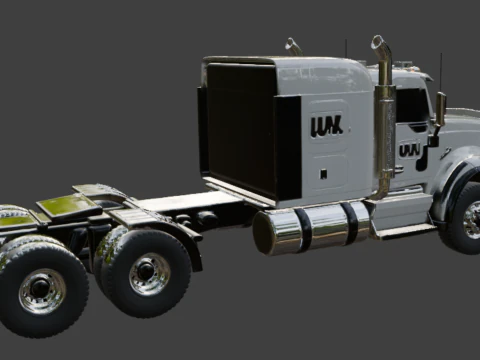 Heavy Truck 3D Model