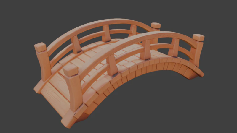 다리 3D 모델 .c4d .max .obj .3ds .fbx .stl .blend 