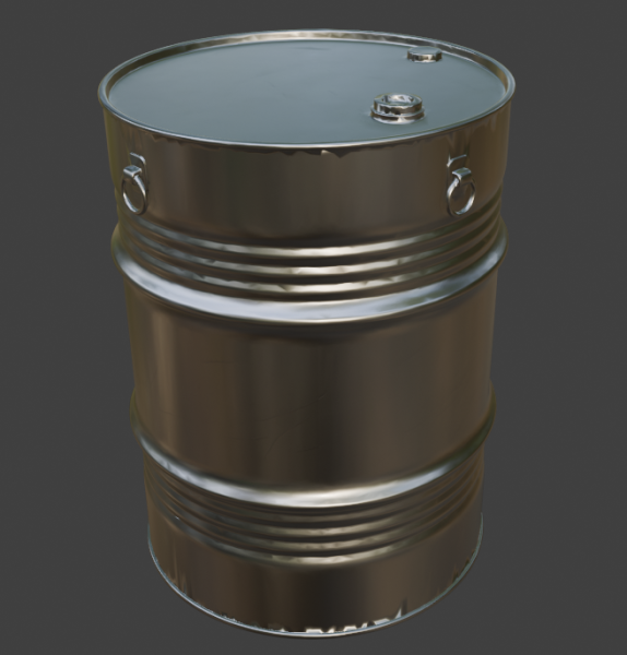 Oil barrel 3D Model .c4d .max .obj .3ds .fbx .stl .blend 