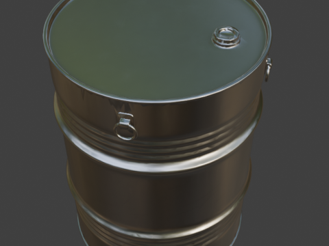 Oil barrel 3D Model