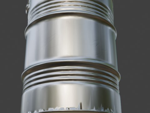 Oil barrel 3D Model