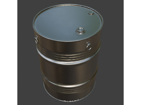Oil barrel 3D Model