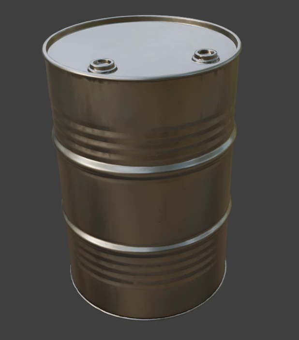 Oil barrel Oil Drum Oil Container 3D Model .c4d .max .obj .3ds .fbx .stl .blend 