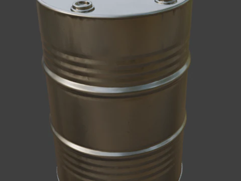 Barril de &oacute;leo Tambor de &oacute;leo Recipiente de &oacute;leo Modelo 3D