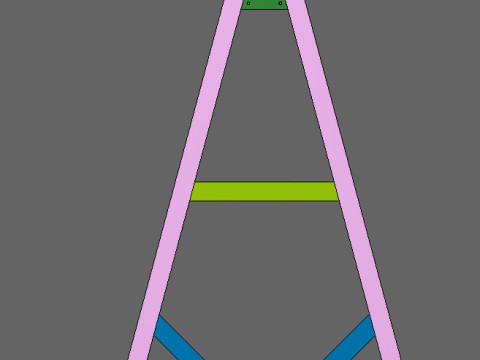 Portable Gantry Crane 3D 模型