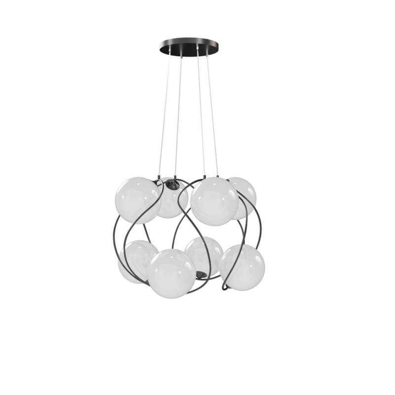 Lamp Hopfen 8x40 G9 Black Balle PD 8 BK 3D 模型 .c4d .max .obj .3ds .fbx .stl .blend 