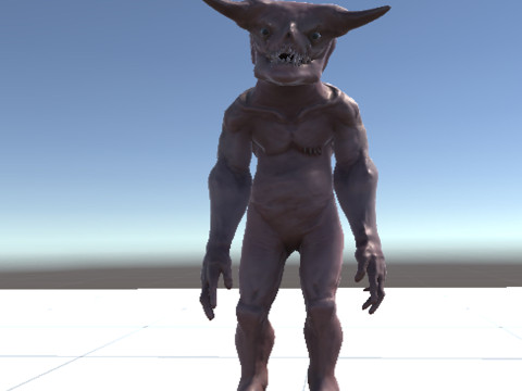 Fantasy Monster Low Poly 3D 模型
