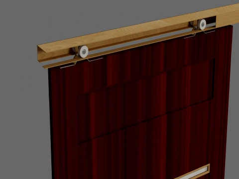 Sliding Door Mechanism Set 3D Model