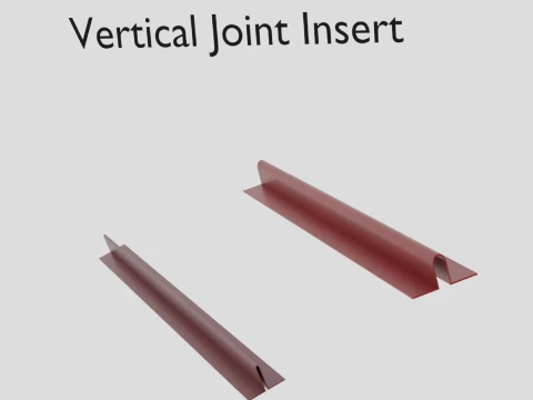 Facade Panels Ribbed Set 3D Model