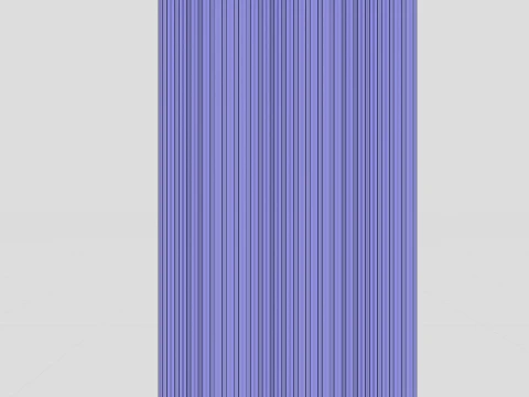 Facade Panels Ribbed Set 3D Model