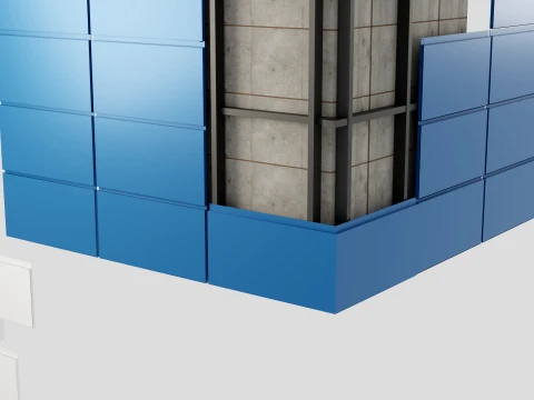 Facade Panels Box Set 3D Model