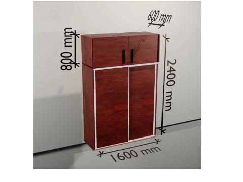 Sliding Wardrobe Hallway 3D Model