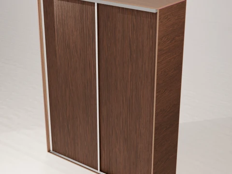 Sliding wardrobe 2 doors 3D Model