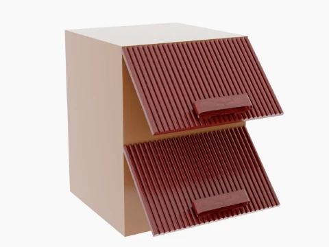 Kitchen Cabinet Front Set 3D Model