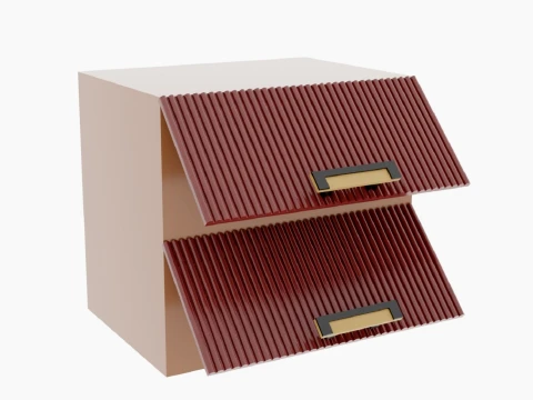 Kitchen Cabinet Front Set 3D Model