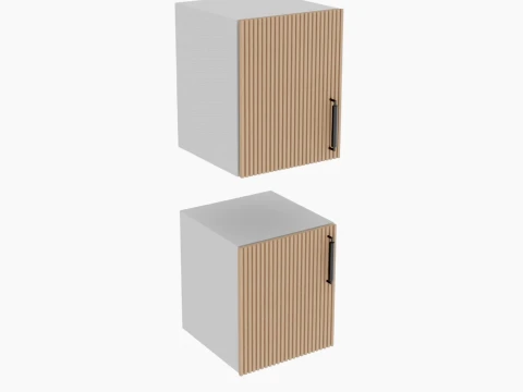 Cabinet Front Slat Set 3D Model