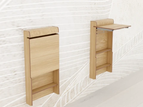 Folding Table 3D Model