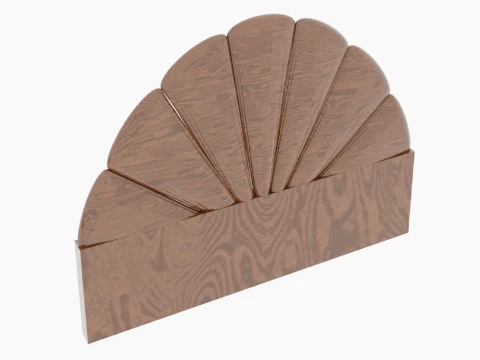 Headboard Bed Fan Set 3D Model