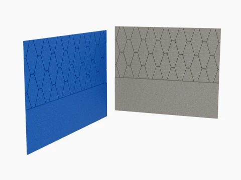 T&ecirc;te de lit grand ensemble de diamants Modèle 3D