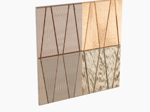 Wall Panel Pattern Large Cones 3D Model