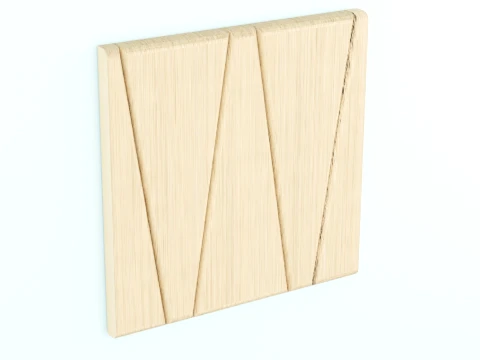 Wall Panel Pattern Large Cones 3D Model