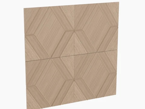 Decorative Wall Panel Different Elements 3D Model