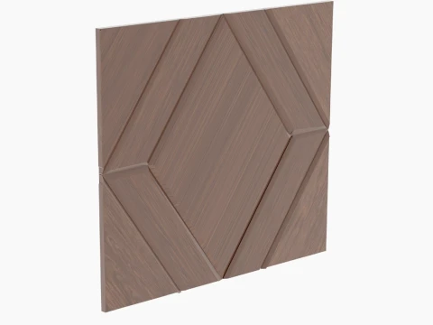 Decorative Wall Panel Different Elements 3D Model